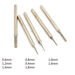 Gold Pin Punch 0.4mm~1.8mm Jade Hand Tools Mechanical Metal Holes Drill Punches - Picture 1 of 5