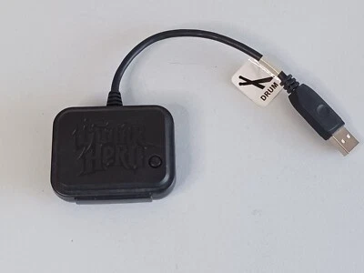 GUITAR HERO Drum Wireless Dongle Receiver PS3 Red Octane 95481.806 ~ Preowned - Image 1 of 4