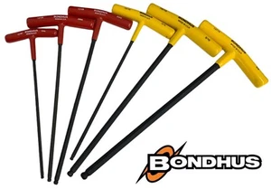 BONDHUS Allen Key T-Handle Ball End Drivers Various Sizes Metric & Imperial - Picture 1 of 12