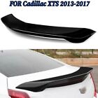 V Type For Cadillac XTS 2013-2017 Glossy Black Rear Trunk Spoiler Wing Lip
