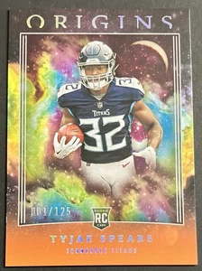 2023 Panini Origins Rookies Orange 1/125 Tyjae Spears #129 Rookie RC Tennessee - Bild 1 von 2