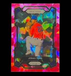 JONAH TONG PINK SAPPHIRE ROOKIE REFRACTOR CHROME HOLO Non Auto - METS - Bild 1 von 2