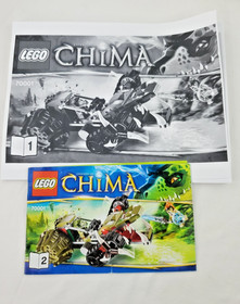 LEGO Legends of Chima Crawley's Claw Ripper 70001 100% COMPLETE Minifigures Inst