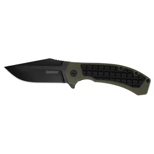Kershaw Knives Faultline 8760 OD Green GRN 8Cr13MoV Pocket Knife Stainless - Picture 1 of 4
