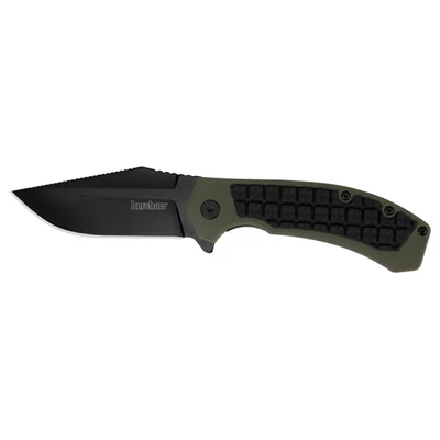 Cuchillo de bolsillo de acero inoxidable Kershaw Knives Faultline 8760 OD verde GRN 8Cr13MoV Foto 1 de 4