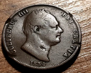WILLIAM IV HALFPENNY 1834 - Picture 1 of 2