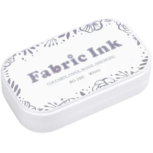 Fstaor Large White Ink Pad for Rubber Stamps, 3.7x2.2 inch Stamp Pads Permane... - Picture 1 of 7