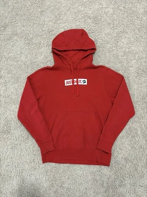Sudadera con capucha roja para hombre Nike Just Do It talla S Foto 1 de 4