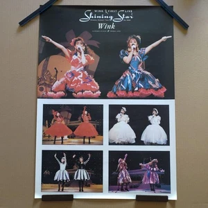 Wink Shining Star erstes Live Poster Shoko Aida Sachiko Suzuki Japan Idol Showa - Bild 1 von 12