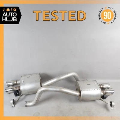 14-19 Chevrolet Corvette C7 Z51 Exhaust Muffler Mufflers Dual Tips Assembly OEM - Image 1 of 4