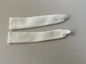 Vintage Barbie Puppe lange weiße Trikothandschuhe 60er Jahre - Bild 1 von 2