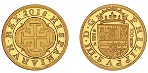 100 GOLD EUROS / ORO. ESPAÑA. 2018. 150º ANIVERSARIO DESPARICIÓN ESCUDOS. PROOF. - Imagen 1 de 1