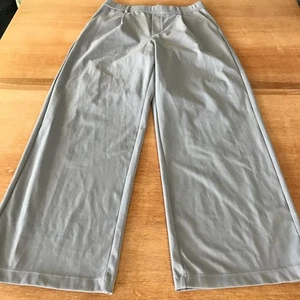 Halara Wide Leg Pants Women M Purple High Rise Pockets Pull On Stretch Preppy - Picture 1 of 12