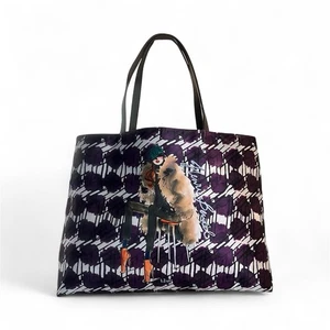 HENRI BENDEL IZAK Zenou Reversible Shopping Tote With Rare Bendel Uptown Girl - Bild 1 von 4