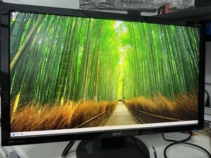 Acer K272HL 27" LCD Widescreen Monitor - Black. No HDMI, No Power cord - Picture 1 of 2