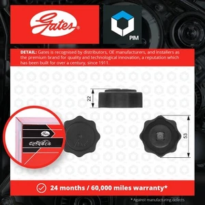 Radiator Cap fits MINI CONVERTIBLE COOPER R52 1.6 04 to 07 W11B16A Gates Quality - Picture 1 of 2