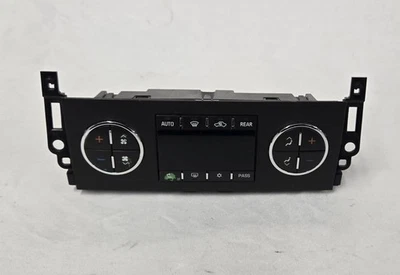 GMC Yukon XL K1500 SLT 2012-14 tablero delantero conjunto de control climático de temperatura. OEM Foto 1 de 4