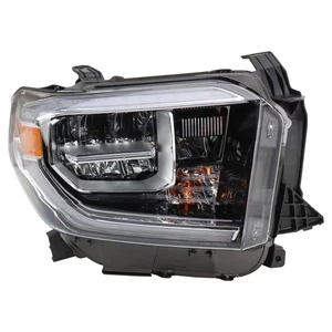 Passenger Side Headlight Assembly LED Without Smoked Chrome Bezel Compatible ... - Bild 1 von 8