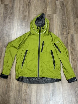 Chaqueta Kokatat Para Hombres M Verde GORE-TEX Con Capucha Impermeable Remar Kayak Hecha en EE. UU. Foto 1 de 4