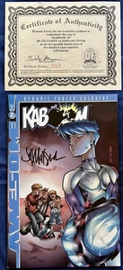 KABOOM #3 DF Exclusive Alternate Cover - SIGNED By Jeff Matsuda - COA - 1997 -NM - Picture 1 of 3