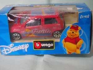 Disney Burago 1/43 Winnie The Pooh Car - Picture 1 of 4