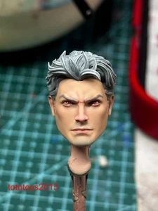 Cabeza esculpida de hombre Peter Parker 1:6 1:12 1:18 para cuerpo de figura masculina de 12"" 6"" 3,75"" - Imagen 1 de 8