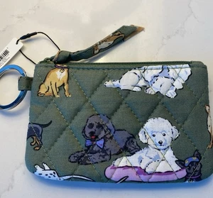 Vera Bradley Zip ID Case In Dog Park Pattern New With Tag - Picture 1 of 4
