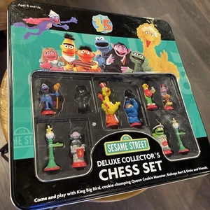 RARO Juego de Ajedrez Plaza Sésamo Deluxe Coleccionista’s - Faltan 3 Piezas - Imagen 1 de 5