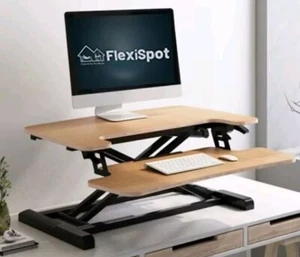 Flexispot 28" Computer Riser Bamboo Color! - Picture 1 of 2