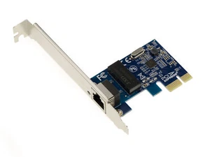 Carte PCIE 10 100 1000 1G Gigabit LAN Ethernet - REALTEK RTL8111F - Zdjęcie 1 z 2