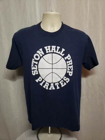 Seton Hall Preparatory Pirates Adult Medium Blue TShirt Cover