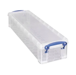 Really Useful Storage Box 1.5 Litre Clear - Free Next Working Day Delivery - Picture 1 of 1