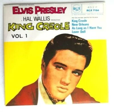 NEW/MINT Elvis Presley King Creole 7" EP 45 Vinyl RCX 7194 Collectible - Image 1 of 4