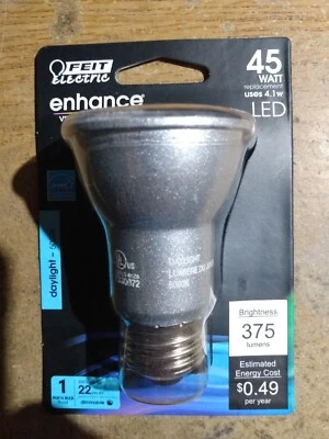 Feit Electric 45 Watt LED 5000K Daylight Dimmable Par 16 Flood Bulb BPPAR160M - Image 1 of 4