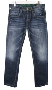 One Green Elephant Hommes Jeans W32/L32 Standard Délavé Moustaches Bouton Fly - Bild 1 von 9