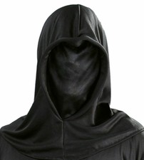 MASCHERA FANTASMA DELLE TENEBRE CARNEVALE ADULTO HALLOWEEN BOIA CAPPUCCIO GRIM