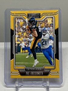 2021 Panini Playbook Pat Freiermuth Rookie Pittsburgh Steelers #117