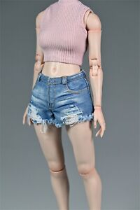 1/6 short femme en denim hots figurine vêtements accessoires modèle