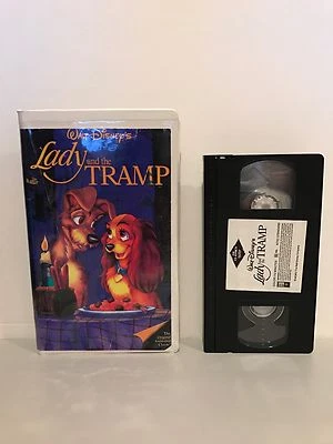 Disney the Classic Lady and the Tramp VHS Black Diamond RARE - Image 1 of 4