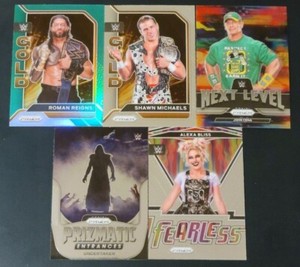 2022 Panini Prizm WWE Wrestling INSERTS with Prizms You Pick