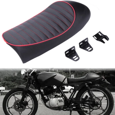 Motorcycle Cafe Racer Seat Flat& Hump Saddle For Honda Rebel 250 CMX250C 300 450 - Image 1 of 4