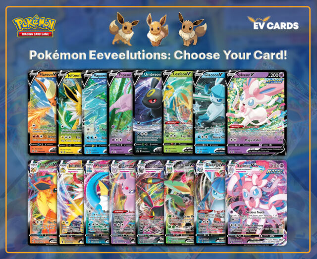  Sylveon 035/078 - Pokemon Go - Foil - Evolution Card Lot - Eevee  : Toys & Games