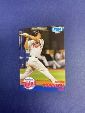 2007 FSN Minnesota Twins Team Issue Crime Prevention #5 Justin Morneau -Police B