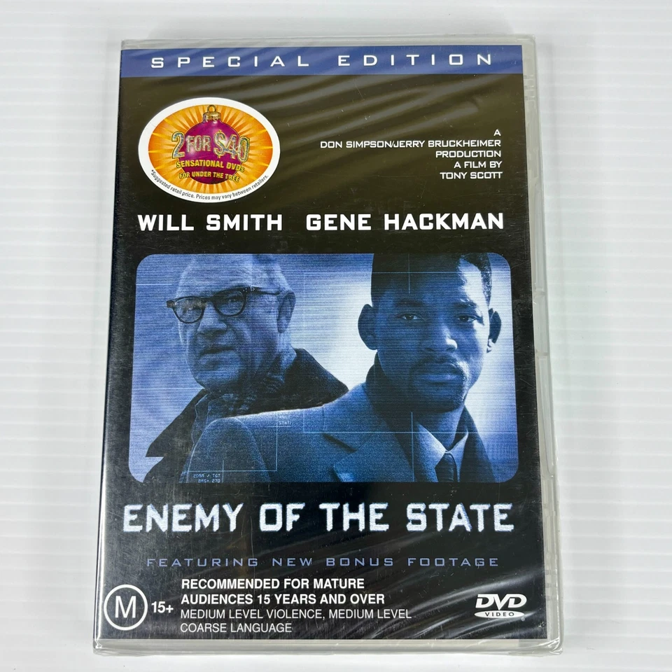 Enemy Of The State DVD Region 4 PAL Brand New Sealed Tracked Postage - image 1 of 3