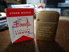 Vintage Bowers Cigarette Lighter Un-Fired in Box / Rudisill ,Spring Grove PA