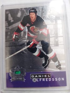 1995-96 Parkhurst Crown Collection Silver Series 2 #15 Daniel Alfredsson - NM-MT