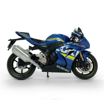 1:12 Suzuki GSX-R1000 Motorcycle Model Diecast Toy Car Toys for Boys Kids Blue - Image 1 of 4