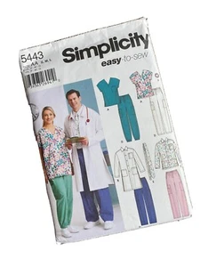 Simplicity 5443 Women’s and Men’s Scrubs Pattern. Gr. S, M, L. - Bild 1 von 9