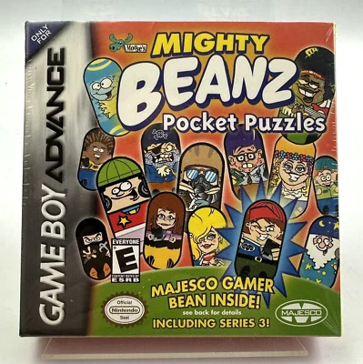 GBA Mighty Beanz Pocket Puzzles, New And Sealed - Image 1 of 4