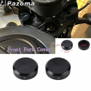 Cubierta horquilla delantera aluminio moto para Harley Nightster 975 Special 2022-2023 - Imagen 1 de 8